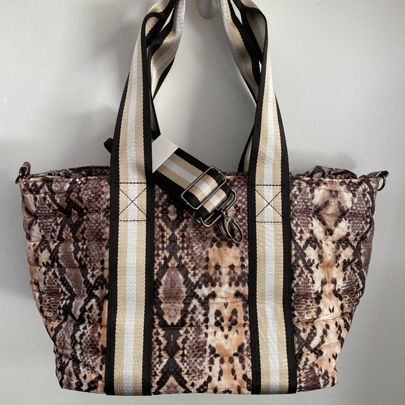 Think ROYLN Junior Wingman Python Gold & Black Bag - Picture 2 of 6